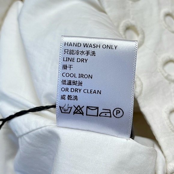 PAPER LONDON | High Waist Tie Waist Eyelet Shorts - Picture 7 of 10